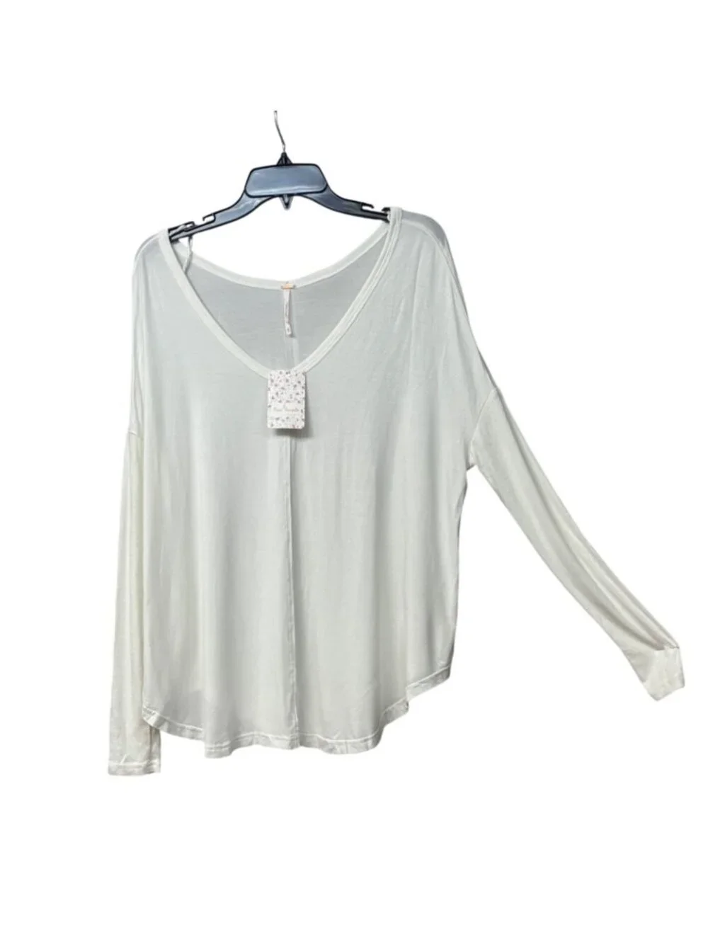 Free People Moonshine Tunic Top, Optic White, XS